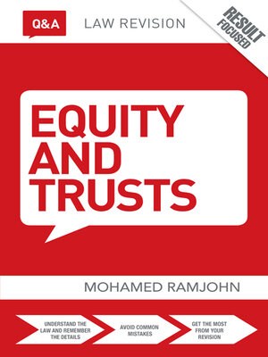 cover image of Q&A Equity & Trusts